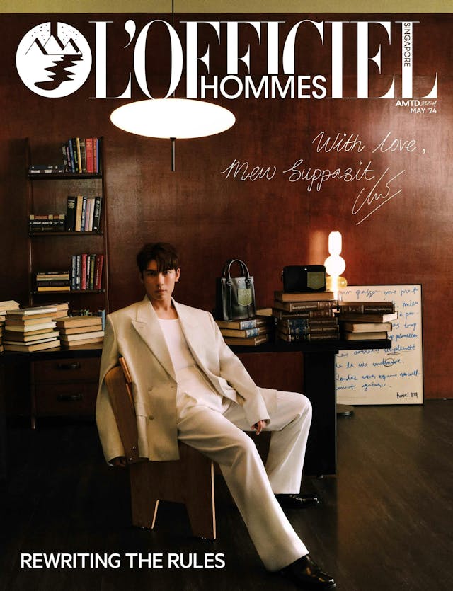 L'OFFICIEL HOMMES Singapore May 2024 Cover star, Mew Suppasit